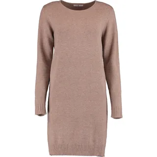 Langarm Strickkleid Long Shirt Feinstrick Rundhalsausschnitt | XXL