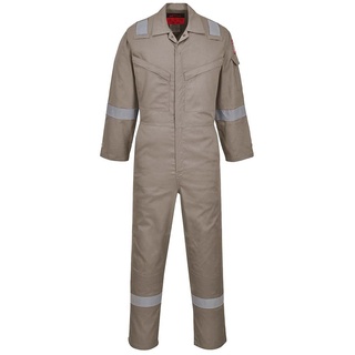 Araflame Silver Coverall Color: Khaki Talla: 38