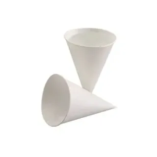 Papstar Spitzbecher 120 ml 200 St. Weiß