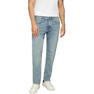 s.Oliver Slim-fit-Jeans in mittelblauer Waschung blau