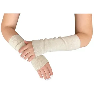 wobera Angora Stulpen mit 45% 1 P beige Unisex