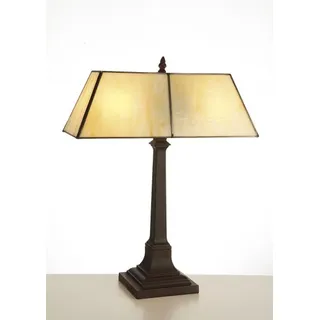 Tiffany Hockerleuchte Tischleuchte Höhe 50 cm, Breite 40 cm - Leuchte Lampe - Stilvoll