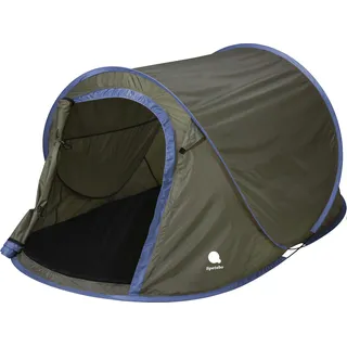 Wurfzelt für 2 Personen - 220 x 120 x 95 cm - POP UP TENT - Farbe: grün - Grün