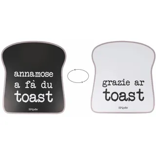 Doppelseitiges Tischset 38 x 32 cm aus Kunststoff, S.P.Q.eRe Toast