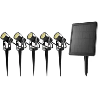bold garden Bold LED-Solar- Erdspießstrahler LED/1W 5er-Set