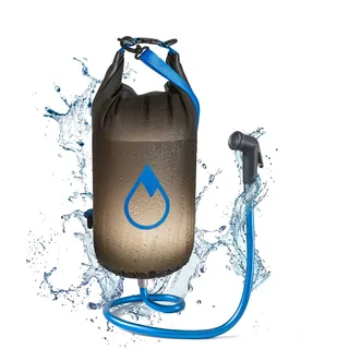 reiseregen Original Basic – 10 Liter - Camping-Dusche – Outdoor-Drybag wasserdicht - Solar-Dusche Gartendusche
