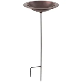 Achla Designs 201-3006 Classic II mit Stab Vogeltränke, Antikkupfer