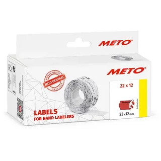 METO Preisetiketten 30013399 rot 22 x 12 mm 6 Rollen