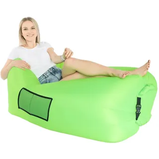 Kondela Aufblasbar Sitzsack Lebag - Grün - Grün