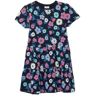 s.Oliver Ausgestelltes Stufenkleid mit Puffärmeln