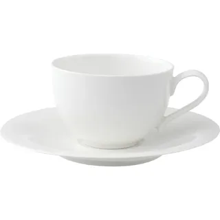 Villeroy & Boch Kaffeetasse mit Untertasse 0,15 l Weiß
