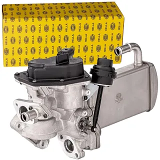 Hella 6NU 358 167-031 AGR-Modul - elektrisch - 5-polig - mit Dichtungen/mit AGR-Kühler - mit AGR-Ventil