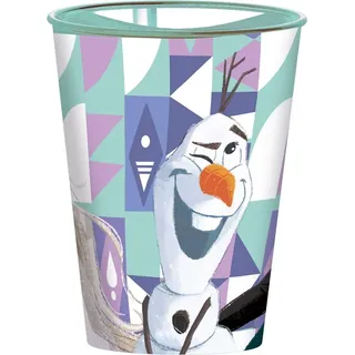 Disney Frozen Elsa Anna Olaf 260 ml Kunststoffbecher mit Ausgießer zum einfachen Trinken