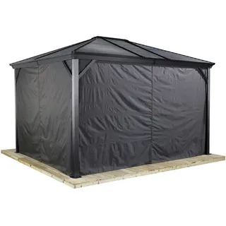 Sojag Seitenteile Ventura Breite: 296 cm, Polyester, dunkelgrau