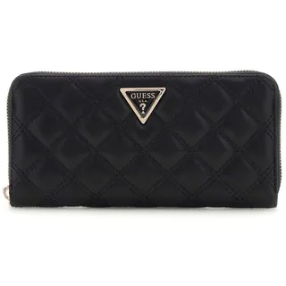 GUESS Giully II SLG Large Zip Around Portemonnaie bla black