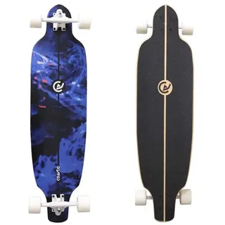 Coasto Coasto, Agat 38", Longboard, Blau Schwarz, 38", Unisex-Adult