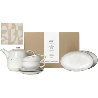 Broste Copenhagen Single Teeservice 8-tlg. beige/natur