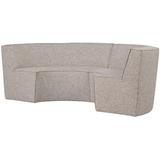 Woood Livetastic Eckbank Europa aus Webstoff, modern, 4-Sitzer, sand-beige, eleganter Komfort für Dein Esszimmer,