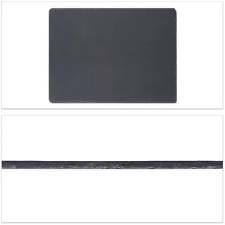 Relaxdays Schieferplatten anthrazit 40,0 x 30,0 cm, 6 St.