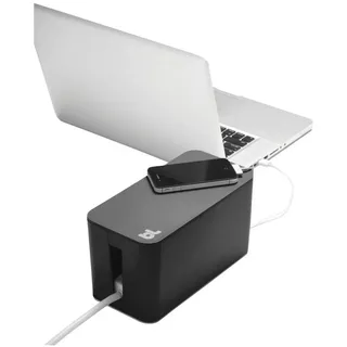 Bluelounge Cable Box Kabelbox Mini 24 x 12 x 13 cm 1-tlg. schwarz