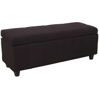MCW Truhenbank Schwarz 114 x 45 x 45 cm