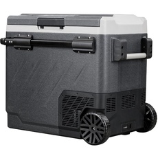 Steamy-E Dual Zone Roller Elektrische Kompressor Kühlbox mit Rollen (60 Liter)