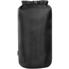 Tatonka Packsack Dry Sack 18l - Wasserdichter Packbeutel mit Rollverschluss und Steckschließe - Aus recyceltem Polyester - 18 Liter Volumen (schwarz)