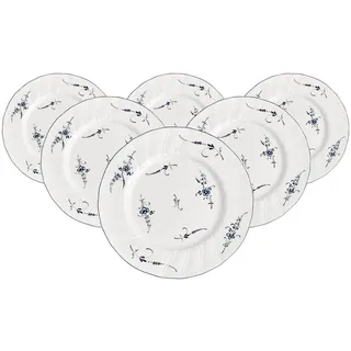 Villeroy & Boch Speiseteller Vieux Luxembourg 26 cm blau/weiß 6er Set