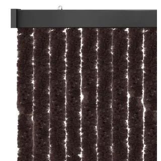 Arsvita Flauschvorhang 90x220 (Weiß), Perfekter Insekten- und Sichtschutz für Ihre Balkon- und Terrassentür, viele Farben