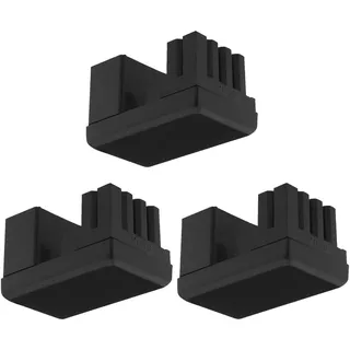 3stk ATX 8-polig Stecker auf Buchse 180 Grad Winkel Adapter GPU Abwärtswinkel Stecker Power Adapter Board für Desktop-Grafikkarte Schwarz