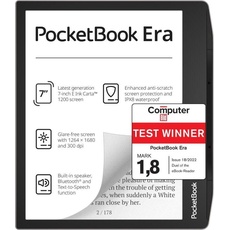 PocketBook E-Reader Era 7" 1264x1680 1xUSB-C Bluetooth Silver PB700-U-16-WW (Silber), eReader, Silber