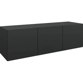 borchardt Möbel Vaasa Lowboard 114 cm Schwarz Matt Holz