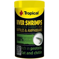 Getrocknete Flussgarnelen für Reptile und Amphibien River Shrimps 100ML/16G