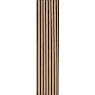 FN Acustico Akustikplatte PET u. MDF Foliert 572,5 x 19 x 1195 mm Eiche
