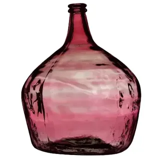 NATURAL LIVING VASE Dame Jeanne 16L Rubi AUS RECYCELTEM Glas DURCHM. 29CM X H42CM