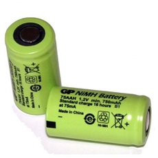 Bild von Batteries Spezial-Akku 2/3 AA Flat-Top NiMH GP75AAH 1.2 V 750 mAh