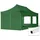 Faltpavillon 3 x 6 m inkl. 4 Seitenteile Dunkelgrün