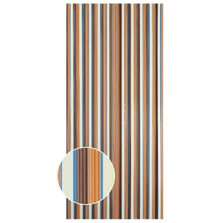 CONACORD Streifenvorhang Türvorhang 90 x 200 cm Braun-Beige