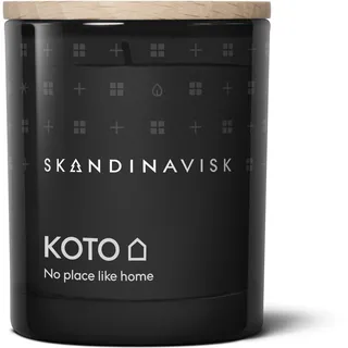 Skandinavisk KOTO Duftkerze 65 g schwarz/weiß