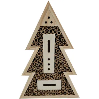 Dehner Natura Premium Insektenhotel Arbol, Insektenhaus für Wildbienen/Schmetterlinge, ca. 21 x 31 x 7 cm, aus FSC-zertifizierten Kiefernholz, Natur