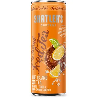 Shatler's Cocktails | Long Island Iced Tea | Enthält keinen Tee | Gin, Rum, Tequila, Vodka und Orange Liqueur | 12 x 250ML | 10,1%