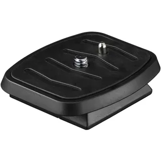 Hama Schnellwechselplatte für Hama Stative, 1/4", Schwarz