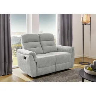 Jockenhöfer Couch Polyester 2-Sitzer Grau