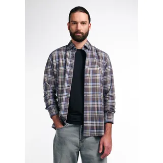 Eterna Langarmhemd »REGULAR FIT« EASY IRON (bügelleicht), grün