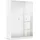 Drehtürenschrank Reflect 136 x 197 x 54 Weiß