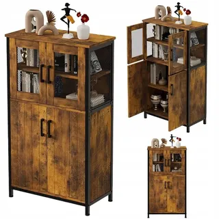 Rustikale Kommode, Retro-Vintage-Loft-Sideboard für Esszimmer und Küche