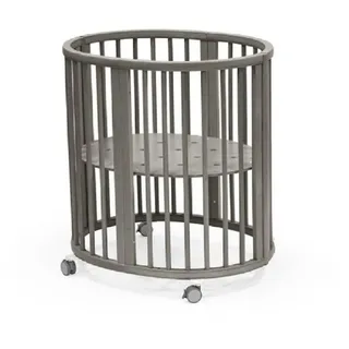 Stokke Gitterbett , Naturfarben , Holz , Buche , massiv , 67x87x82 cm , Fsc , zum Juniorbett umbaubar, höhenverstellbar, Lattenrost inklusive , Babymöbel & Kindermöbel, Babyzimmer, Babybetten, Gitterbetten