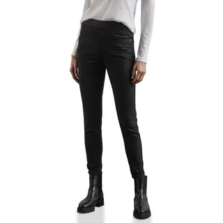 STREET ONE Damen A377771 Thermo-Leggings,Schwarz,34