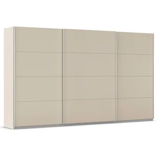 Rauch »Kleiderschrank Schrank Garderobe AGORDO mit Dekor- oder Hochglanzfront« in drei Griff-Farben - NEU: Farbe SCHWARZ, durchdachte Innenausstattung, in 4 Breiten und 2 Höhen MADE IN GERMANY, beige