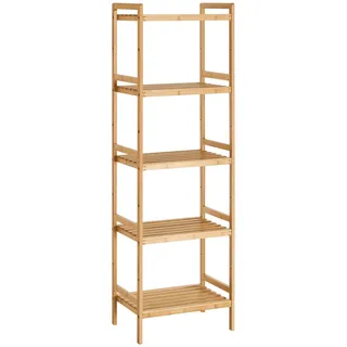 Songmics Standregal 31,5 x 45 x 142 cm Naturfarben